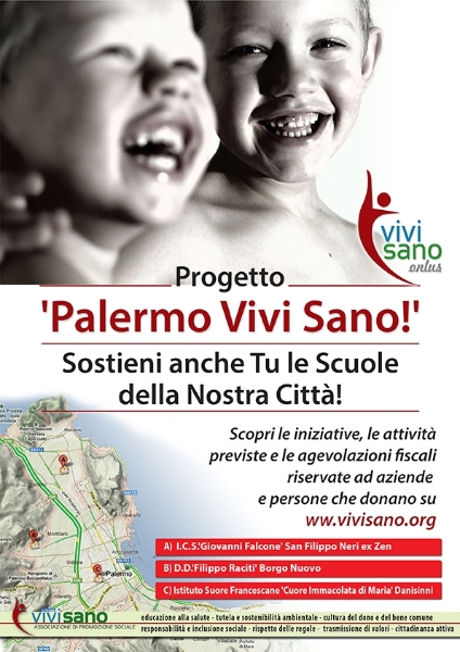 Progetto \'Palermo Vivi Sano\' per le scuole di Palermo